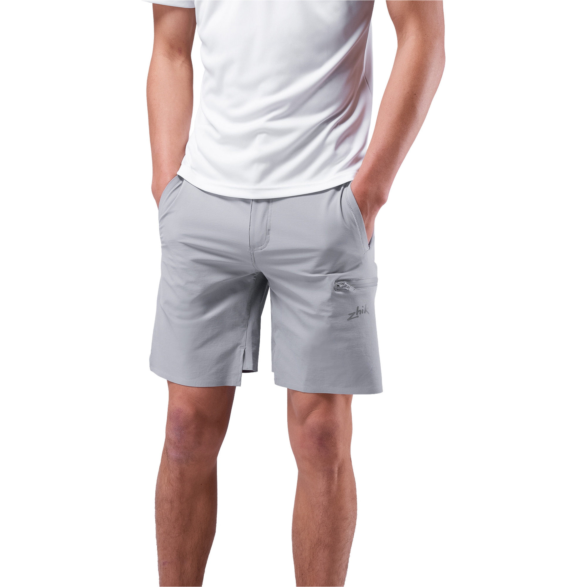 Zhik Männer Stretch Fast Dry Deck Shorts SRT-0275-M-PLT - Platinum